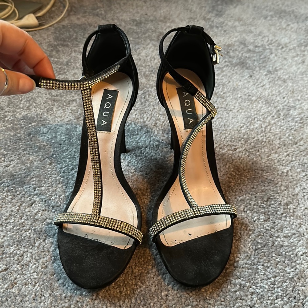 Aqua heels